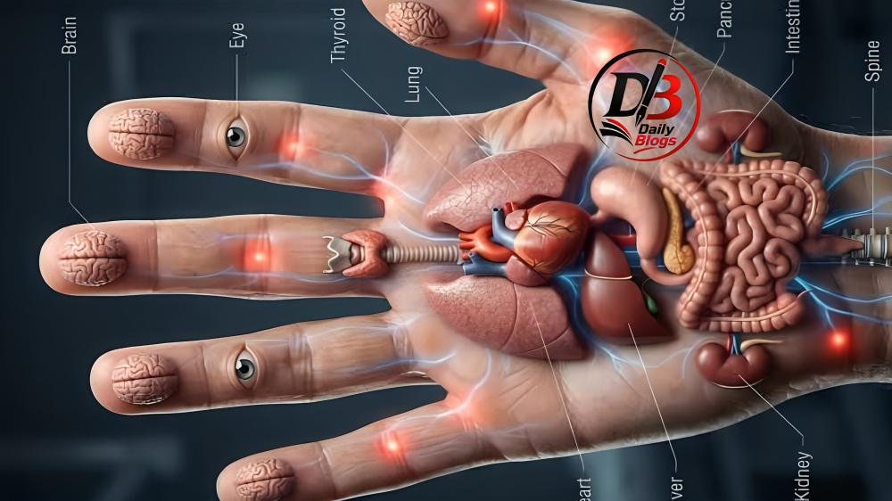 Hand Reflexology Chart